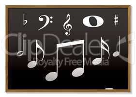 musical blackboard