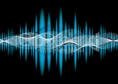 music equaliser wave