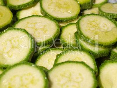 Courgettes zucchini