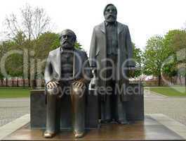 Marx-Engels Forum statue