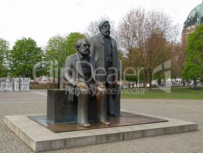 Marx-Engels Forum statue