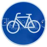 Bike lane sign