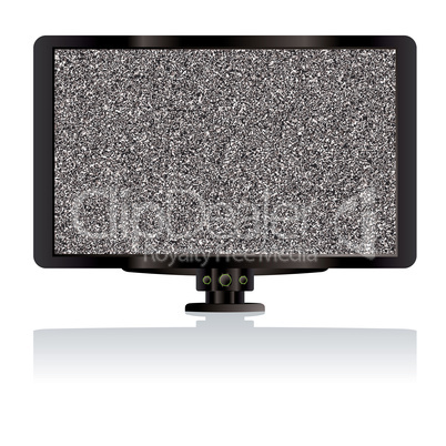 LCD tv static