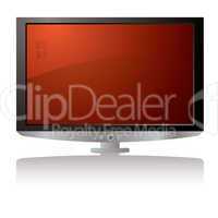 LCD tv red