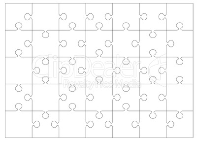 jigsaw outline background