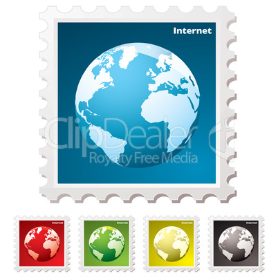 internet world stamp