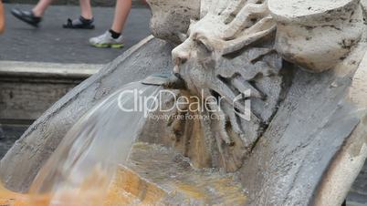 Barcaccia fountain, Rome