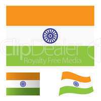 india flag set