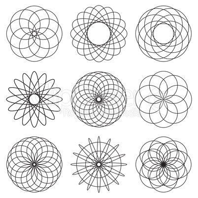 illustrated spiral effect