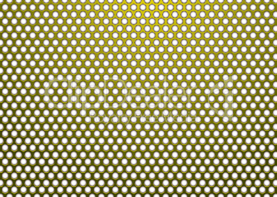 hexagon metal gold white