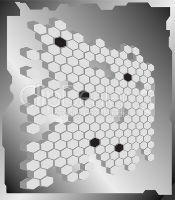 hexa grid blk