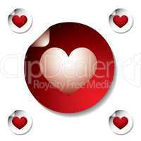 heart sticker