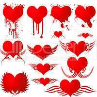 heart gothic blood