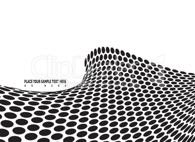 halftone wave