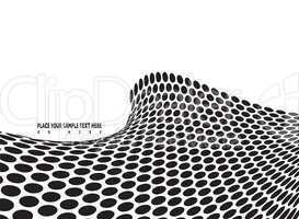 halftone wave