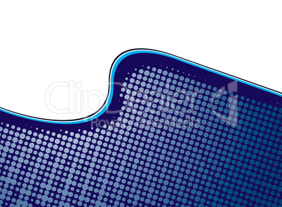 halftone wave illustration