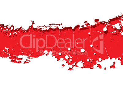 grunge strip background red splat