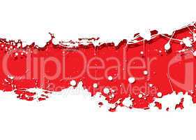 grunge strip background red splat
