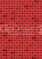 grunge red brick wall
