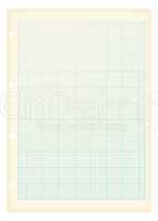 grunge a4 graph paper blue