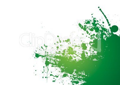 green splat grunge