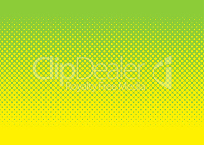 green and yellow halftone pattern