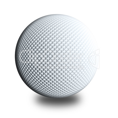 golf ball white