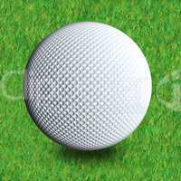 golf ball grass