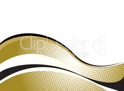 golden halftone