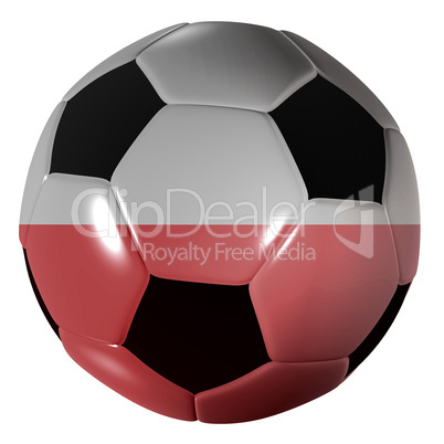 football polish flag