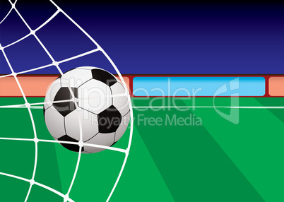 football pitch goal net