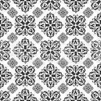 floral wallpaper black