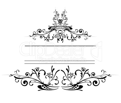 floral logo shield