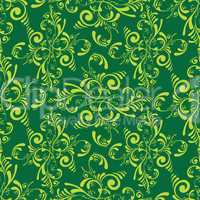 floral green tile