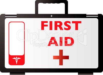 first aid red