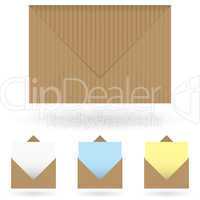 envelopes brown