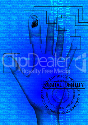 digital identity blue