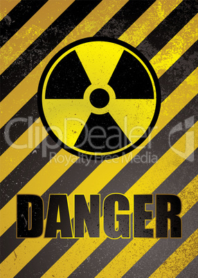 danger poster