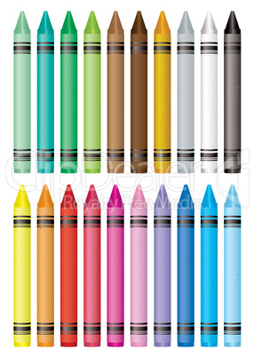 crayon selection