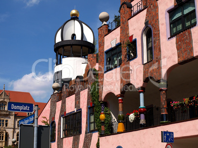 Hundertwasser-Haus in Magdeburg