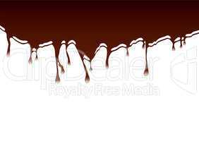 chocolate dribble background