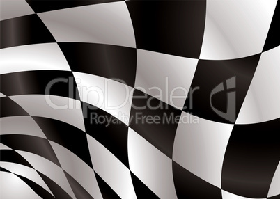checkered flag float
