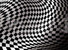 checkered background