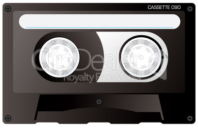 cassette tape black