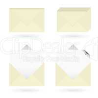business envelopes open