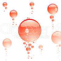 bubble clear red
