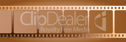 brown film outline gradient