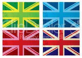 British grunge flags