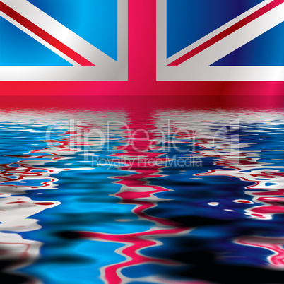 British flag reflect