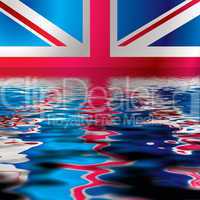 British flag reflect